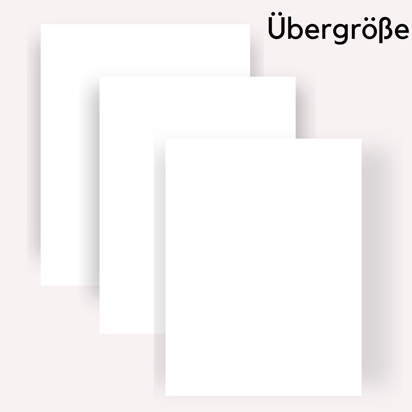 Transparente Haftnotizen ÜBERGRÖßE - 3er Set