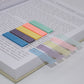 Transparente Haftnotizen MARSHMALLOW 10er-Pack (inkl. 1x Page Marker Set)