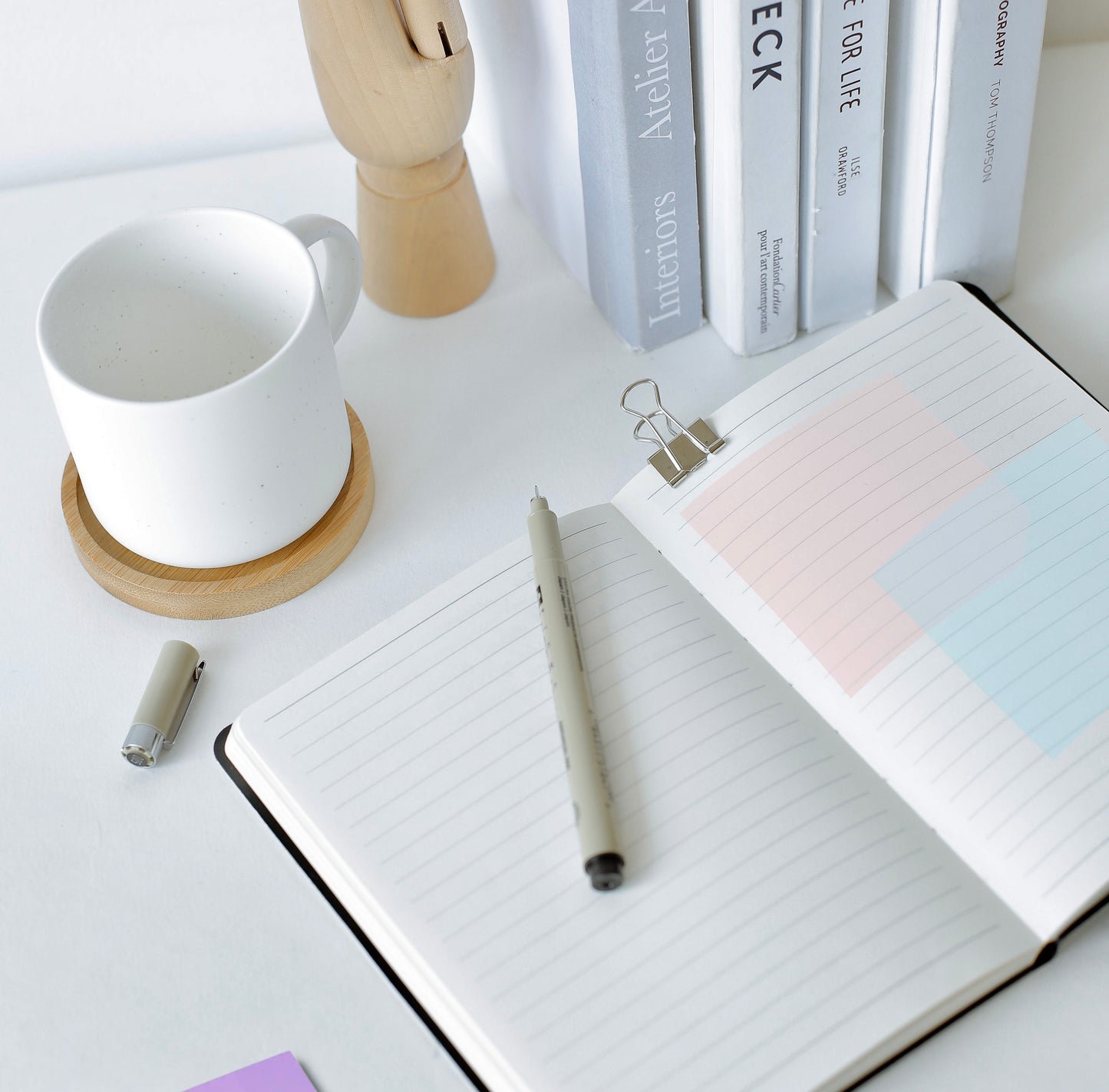 Transparente Haftnotizen PASTEL 5er-Pack (inkl. 2x Page Marker)